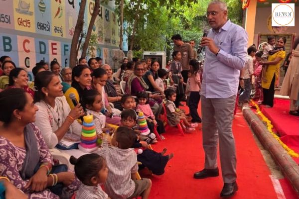 Seva Sankalp Abhiyan: BJP State President attending the ‘Aangan Milan Utsav’ event