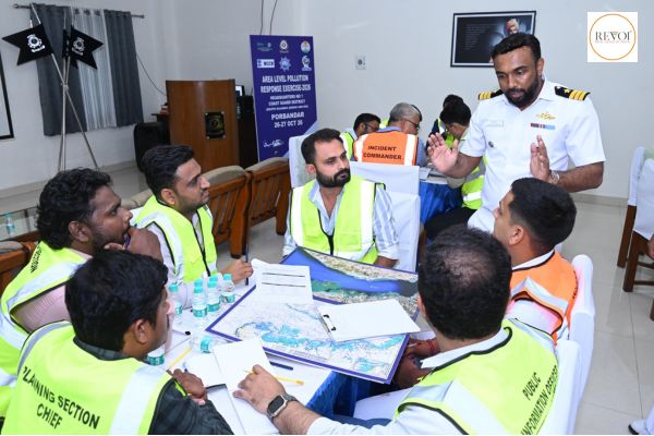 Coast Guard successfully conducts Area Level Pollution Response Exercise-25 in Porbandar